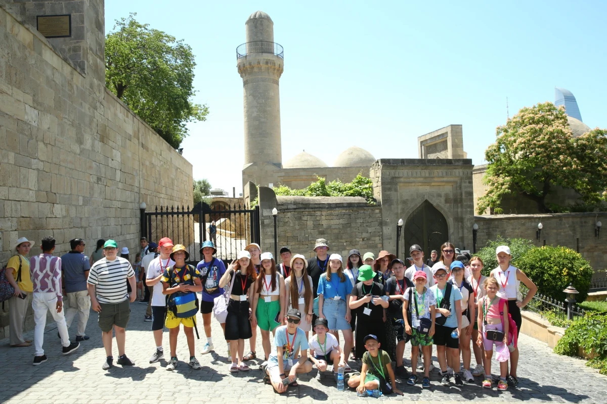 Ukrainian children get acquainted with Azerbaijan's rich  history and culture