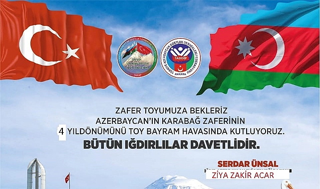 Azərbaycan dərnəyi Zəfər bayramına bütün    iğdırlıları çağırıb