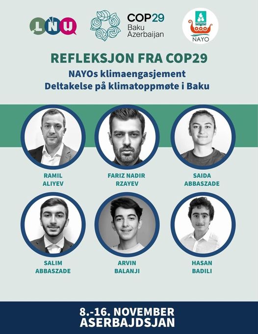 Azərbaycan əsilli Norveç gəncləri COP29 İqlim Sammitində  iştirak edəcəklər