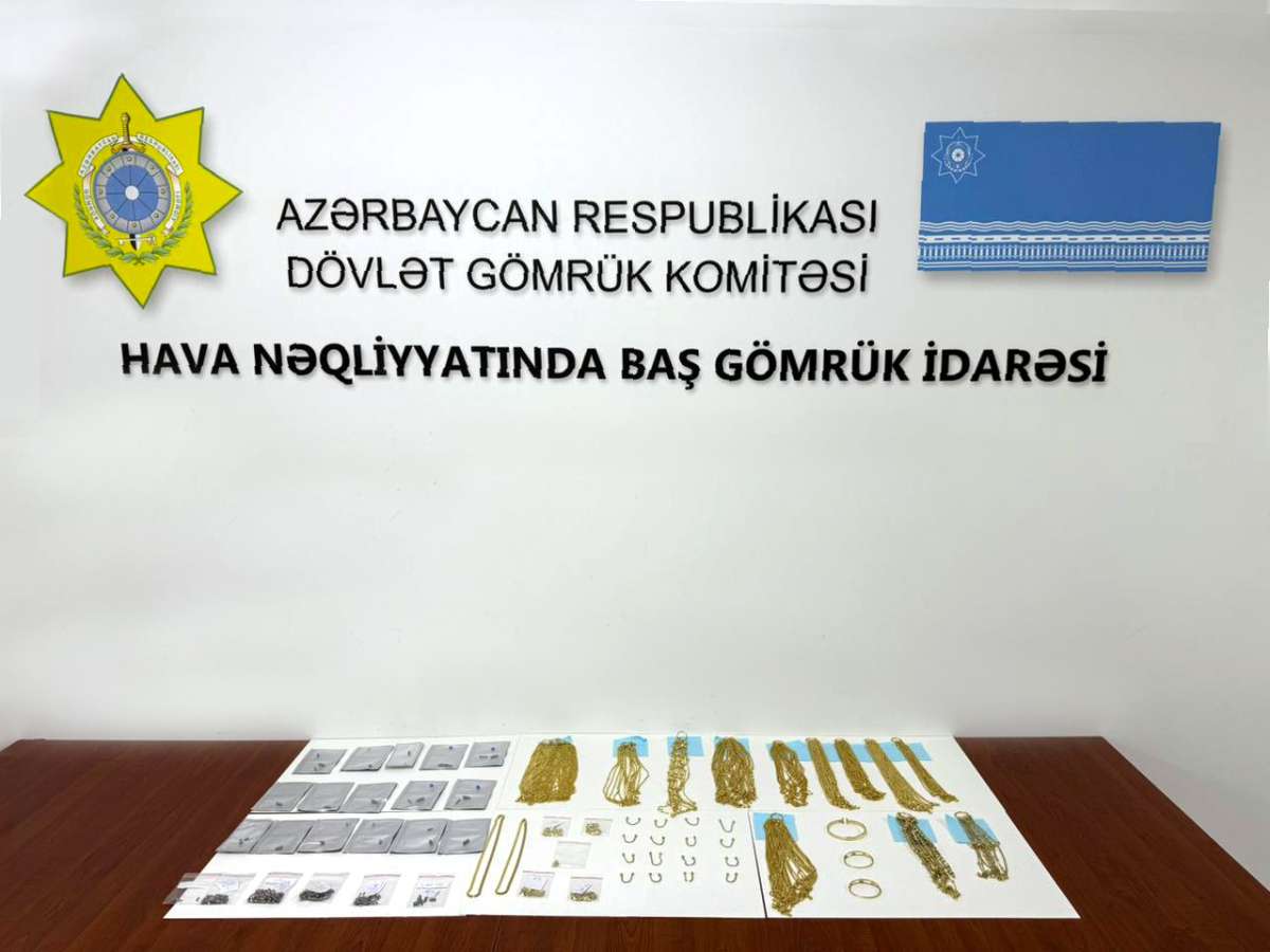 Ölkəyə qanunsuz qızıl və diş implantı keçirən    azərbaycanlı saxlanıldı 