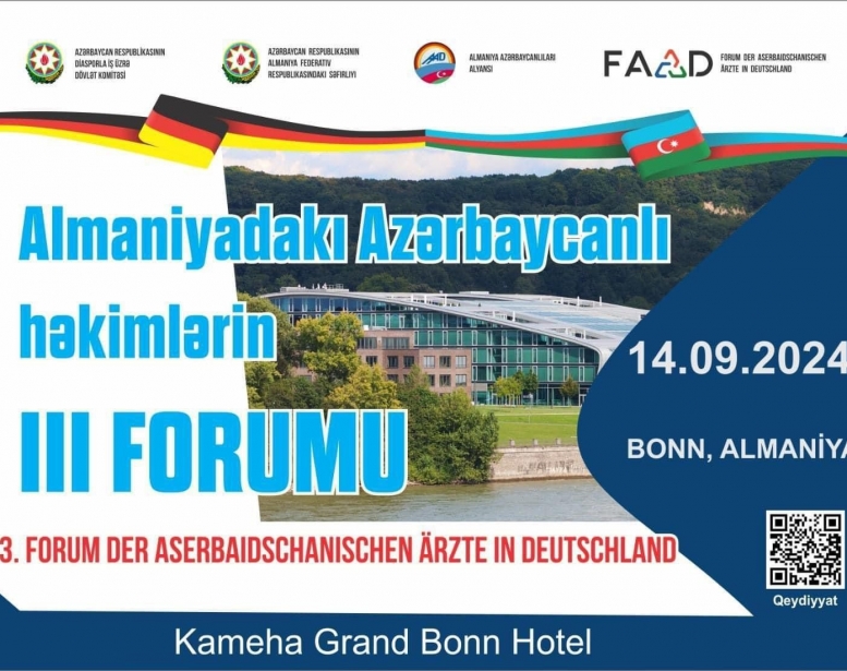 Almaniyadakı azərbaycanlı həkimlərin III Forumu   keçiriləcək