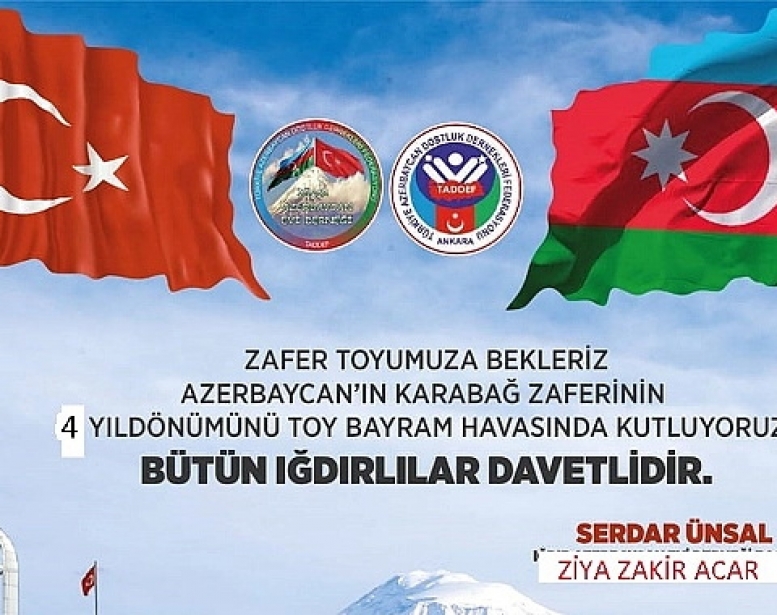 Azərbaycan dərnəyi Zəfər bayramına bütün    iğdırlıları çağırıb