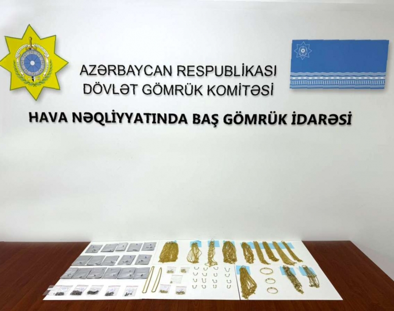 Ölkəyə qanunsuz qızıl və diş implantı keçirən    azərbaycanlı saxlanıldı 