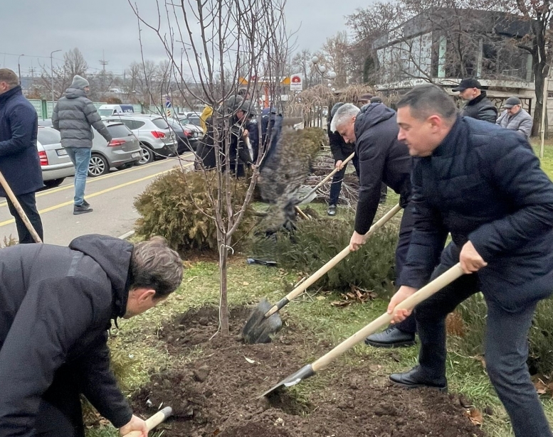 Kişineuda "Xarıbülbül" Azərbaycan-Moldova dostluq    xiyabanı salınıb