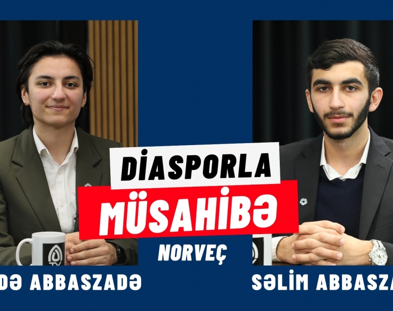 Norveçdə yaşayan aktiv azərbaycanlı bacı-qardaş    Diaspora.TV-də 